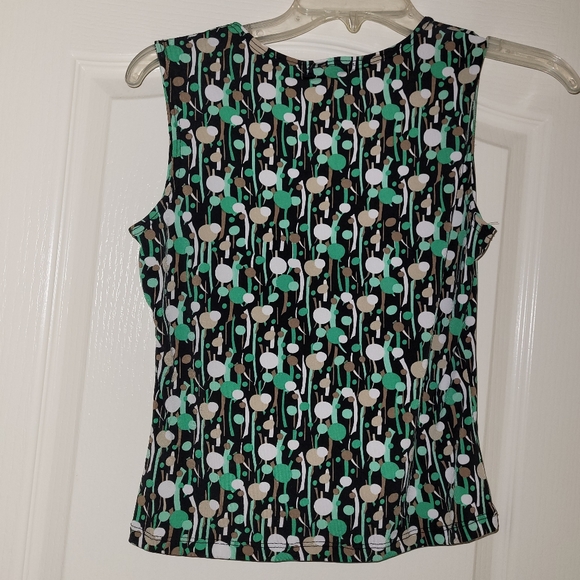 Vintage abstract funky print top - Picture 6 of 7